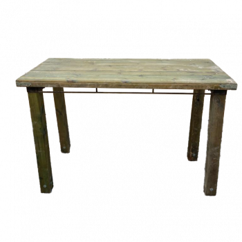 שולחן בוצר מלבן 170X80 ירוק | 6 אנשים
