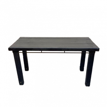 שולחן בוצר מלבן 170X80 שחור | 6 אנשים