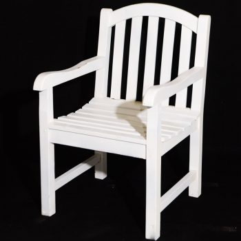 כיסא עץ אלגנט לבן