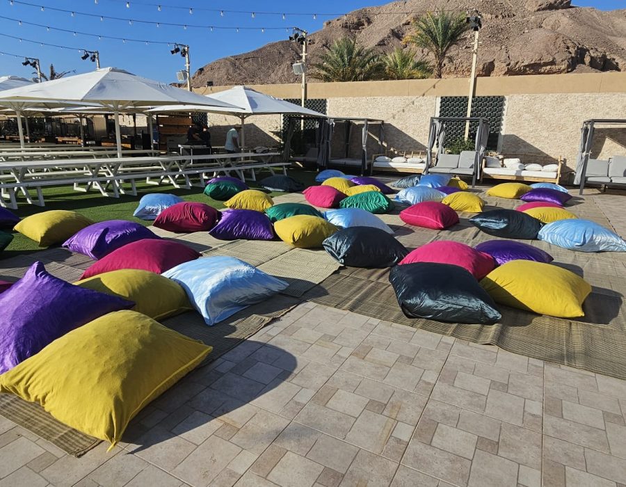 כרית נוי חרדל 1 1 סגו ותכל