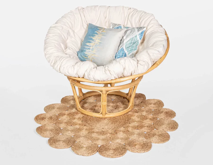 לאוס ושטיח בוהו פרח