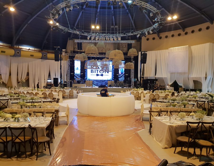 מזנון לד עגול