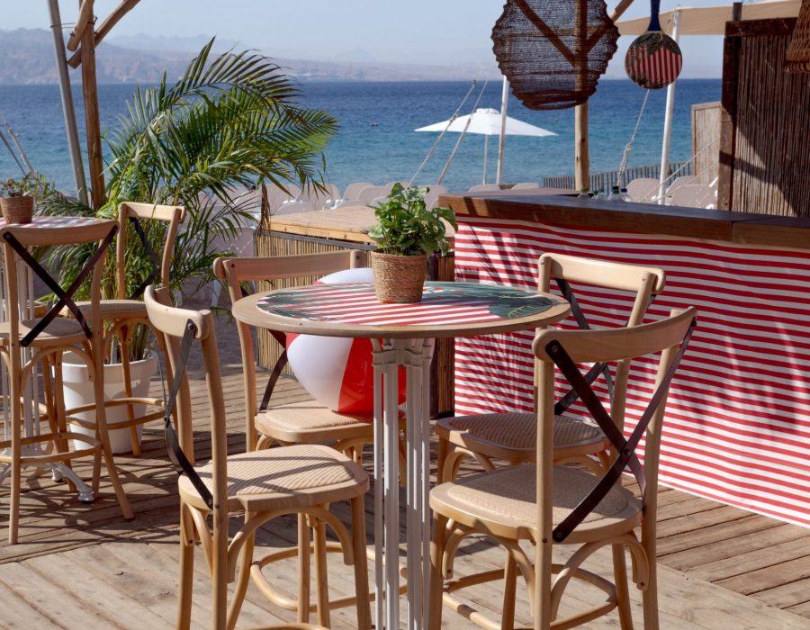 שולחן רומי לבן טופ טבעי