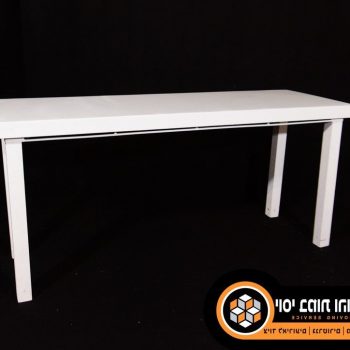 שולחן בוצר מלבן 170X80 לבן | 6 אנשים